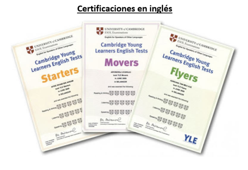 certificaciones en ingles